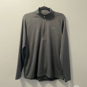 Under Armour Men's Gray Quarter-Zip Jacket